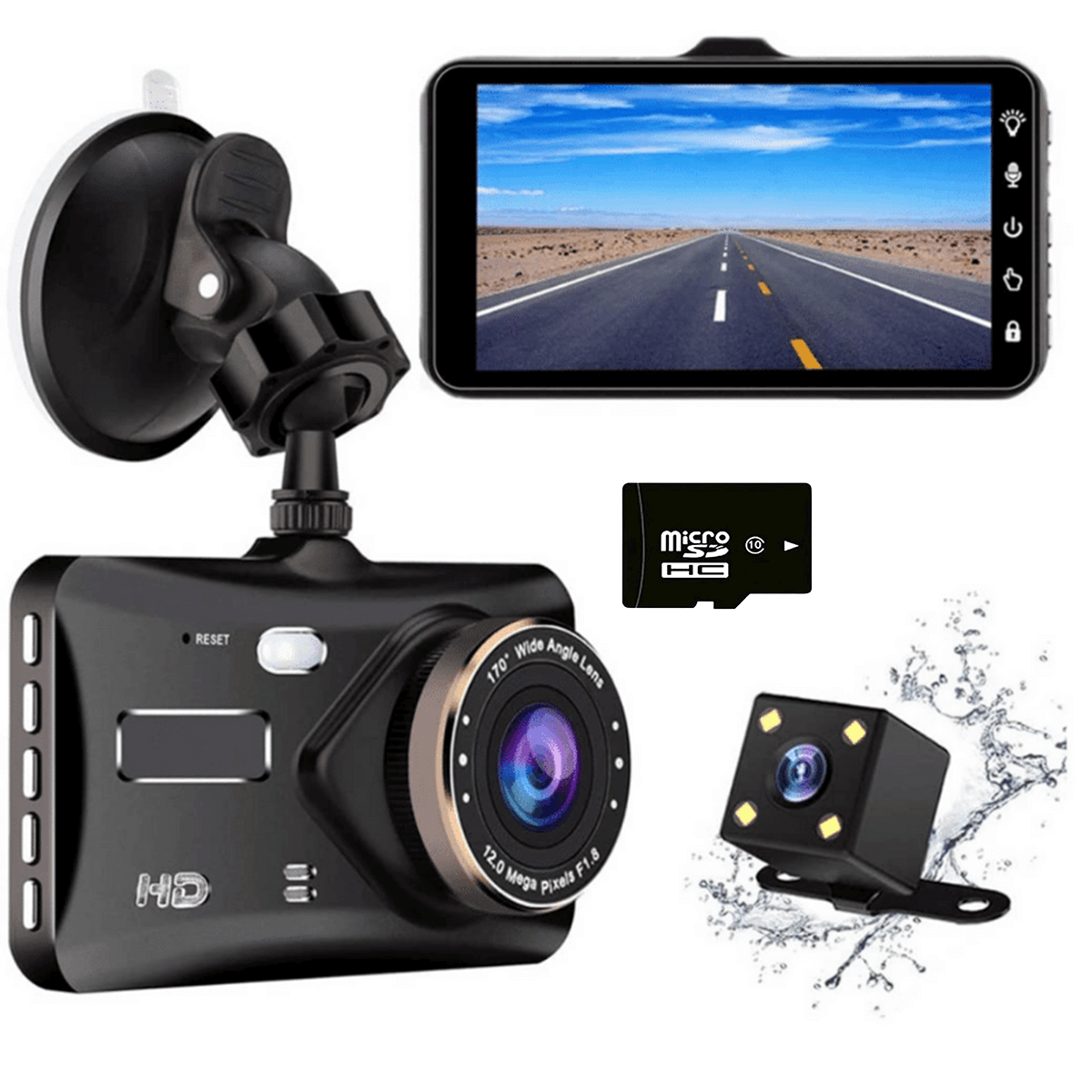 Best Car Gift - Dashcam Pro (Front & Rear)