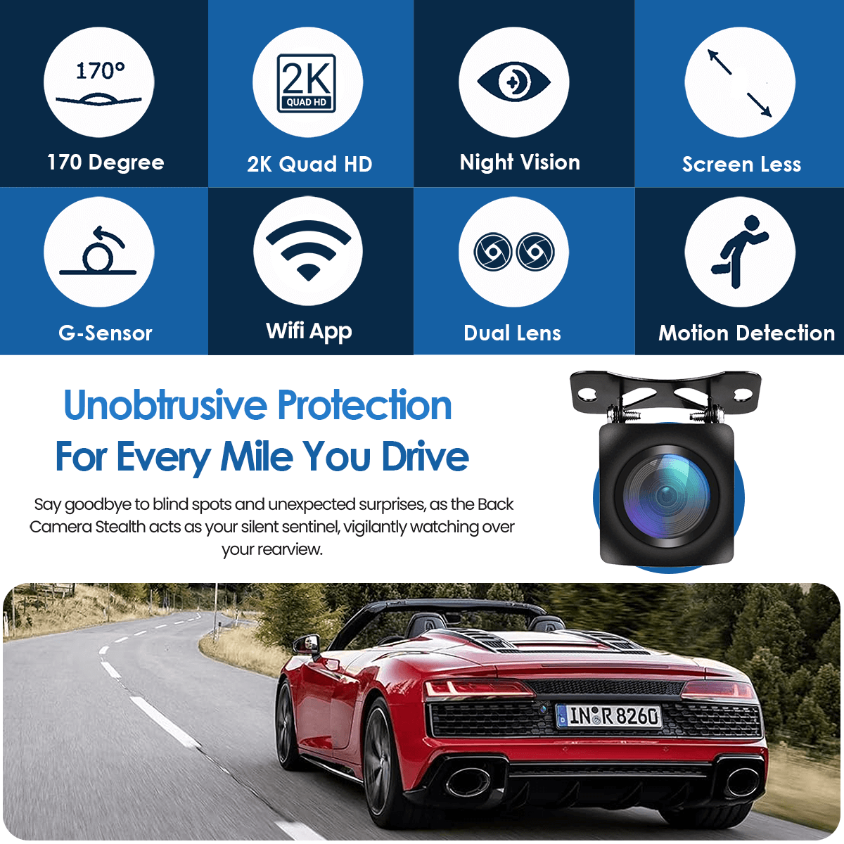 Dashcam Stealth JDP3