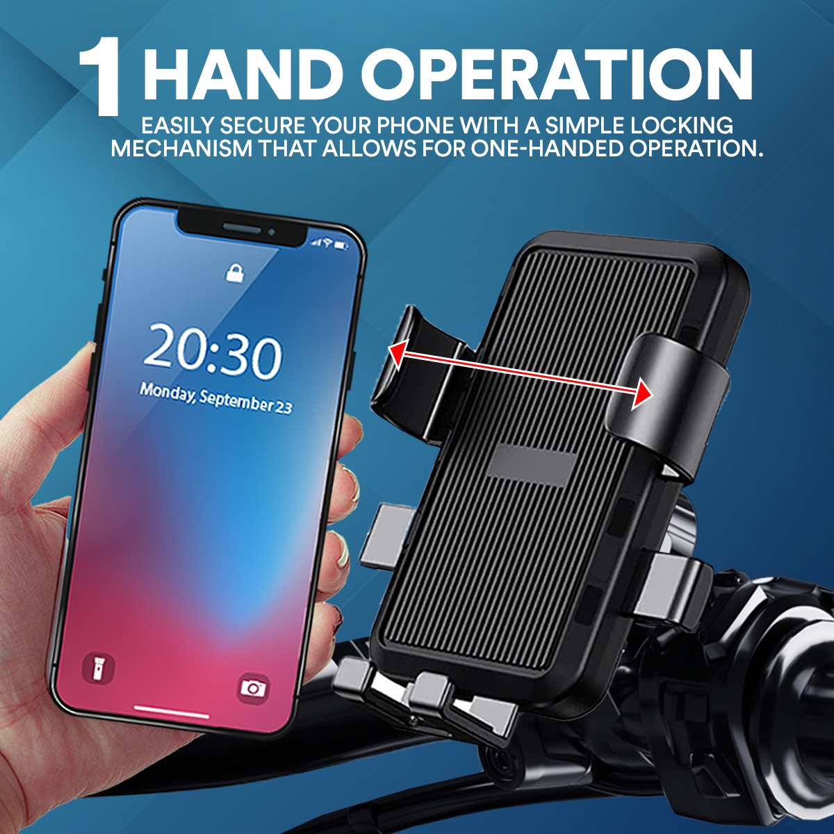 360° Rotation Bike Phone Holder