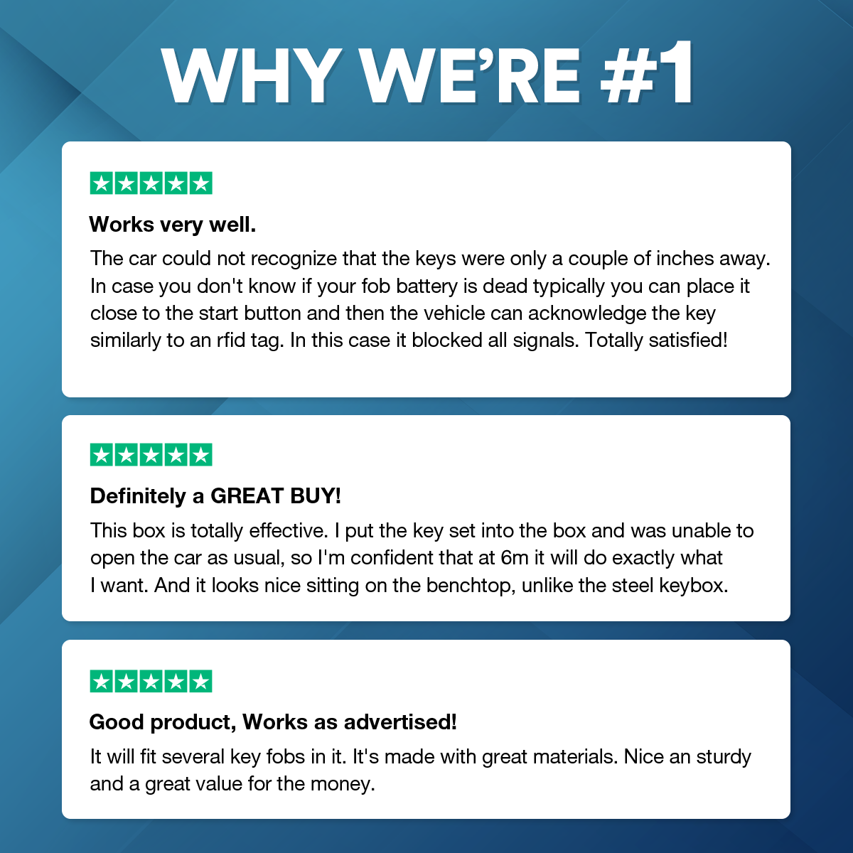 RFID Car Key Signal Blocker Box