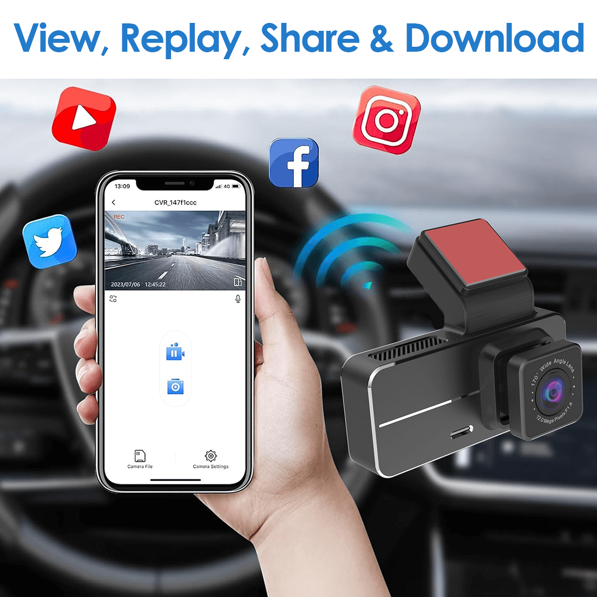 Dashcam Apex JDP7