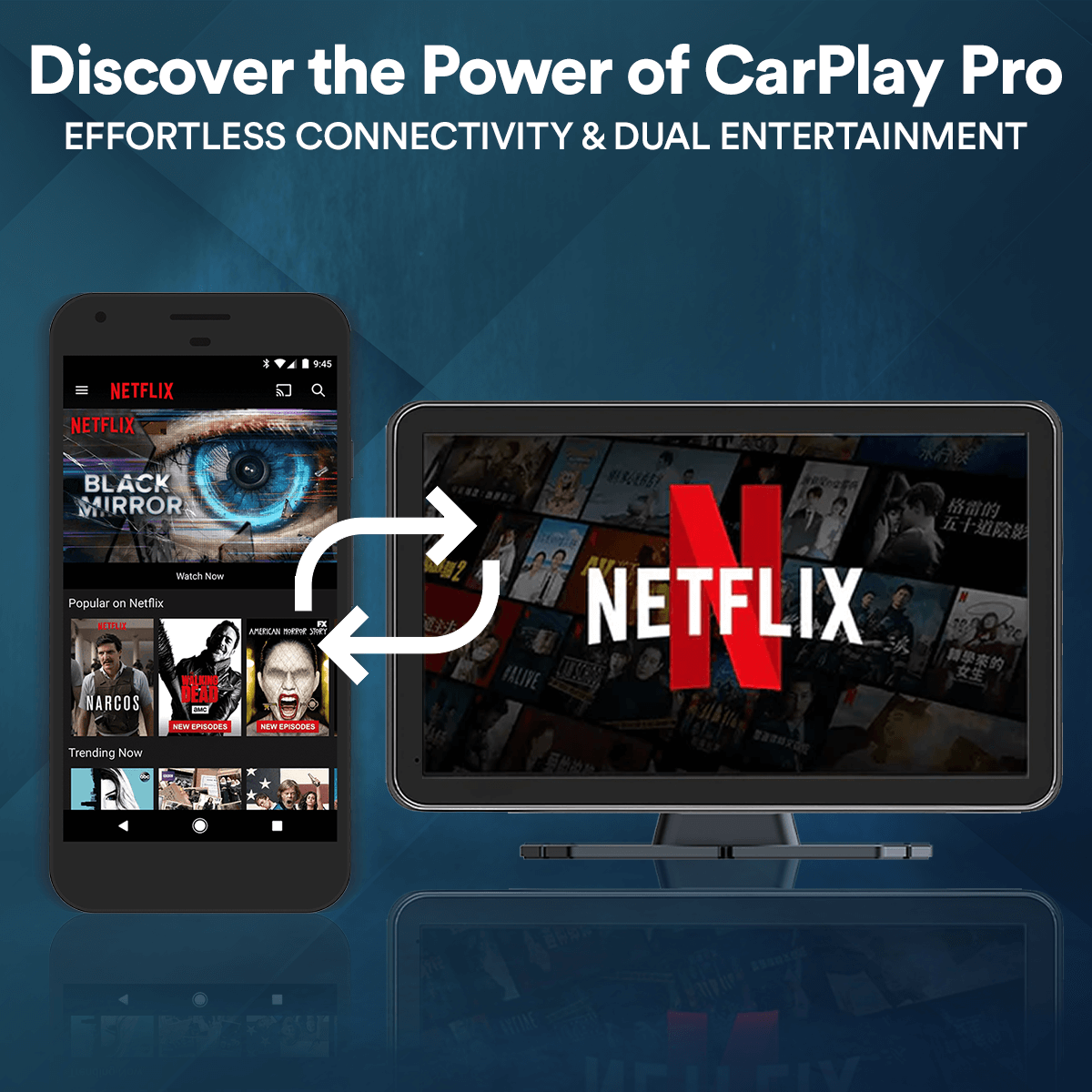 Smart Car Play Dash Cam 9"