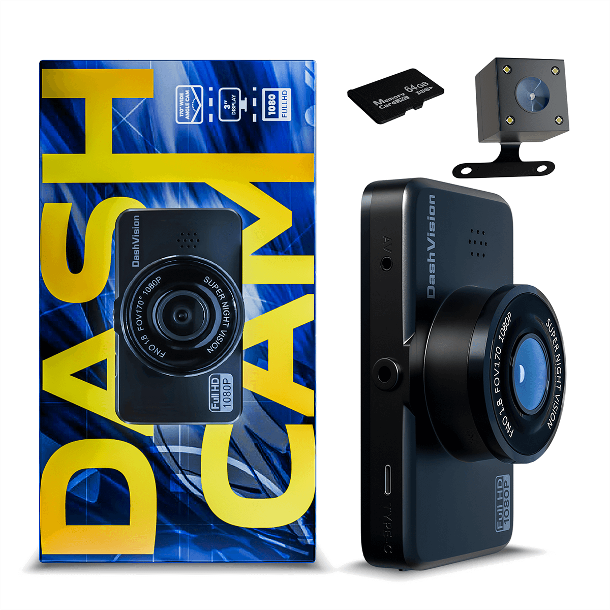 Dash Cam Pro New & Improved DP12