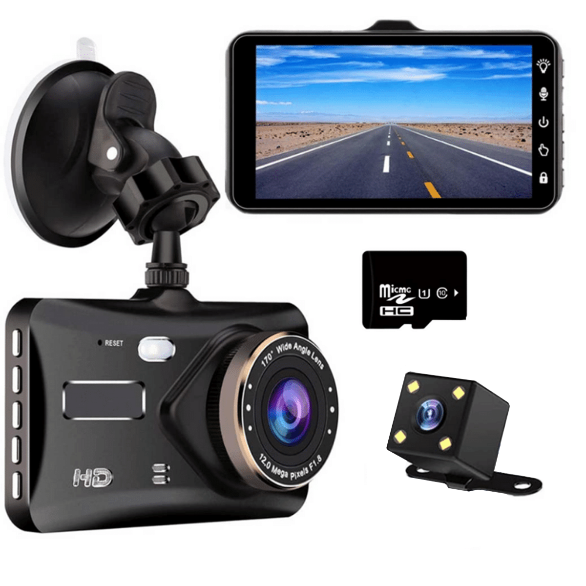 Dashcam Pro (Front & Rear) Premium Dash Cam