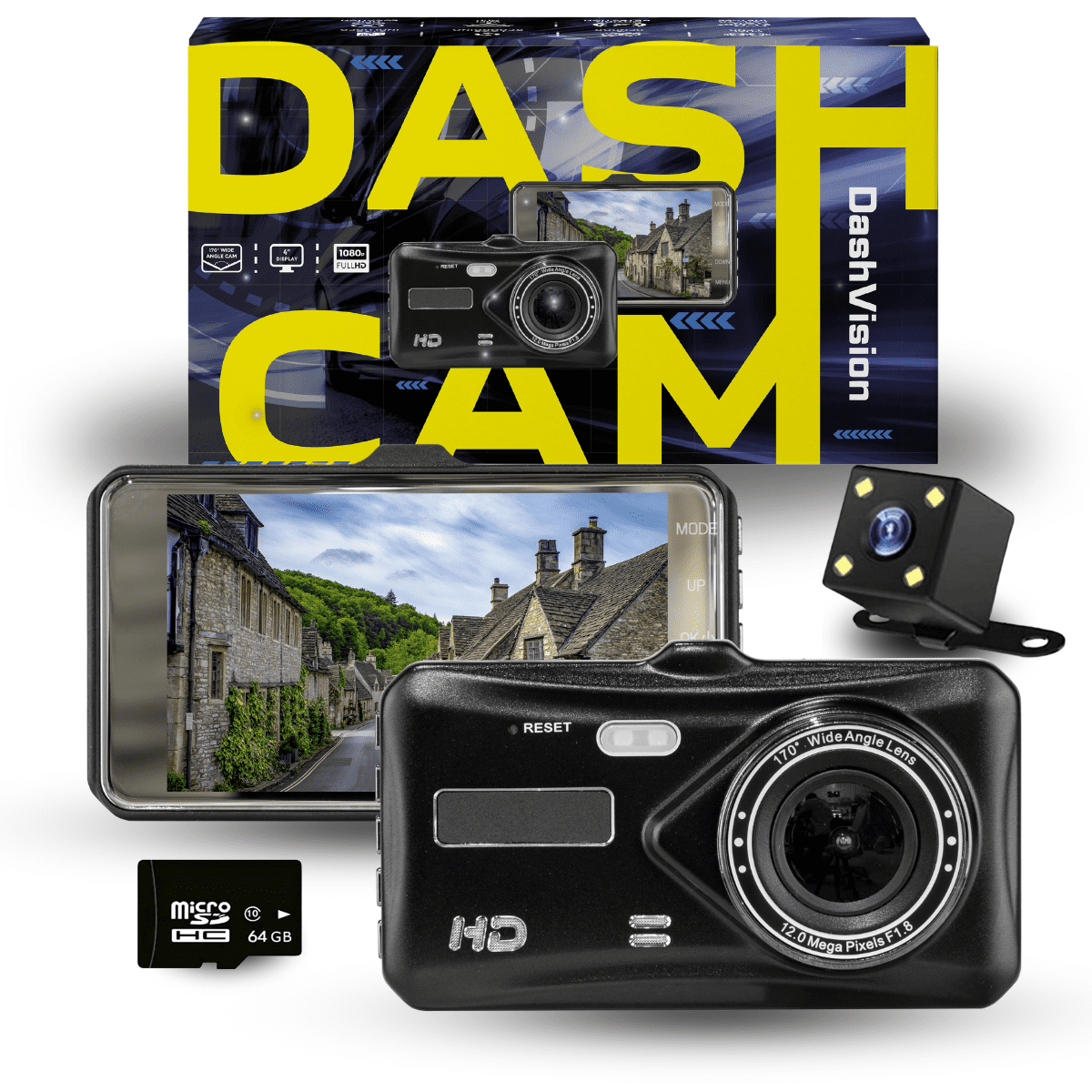 Dashcam Pro (Front & Rear) *Best Seller* JDP1