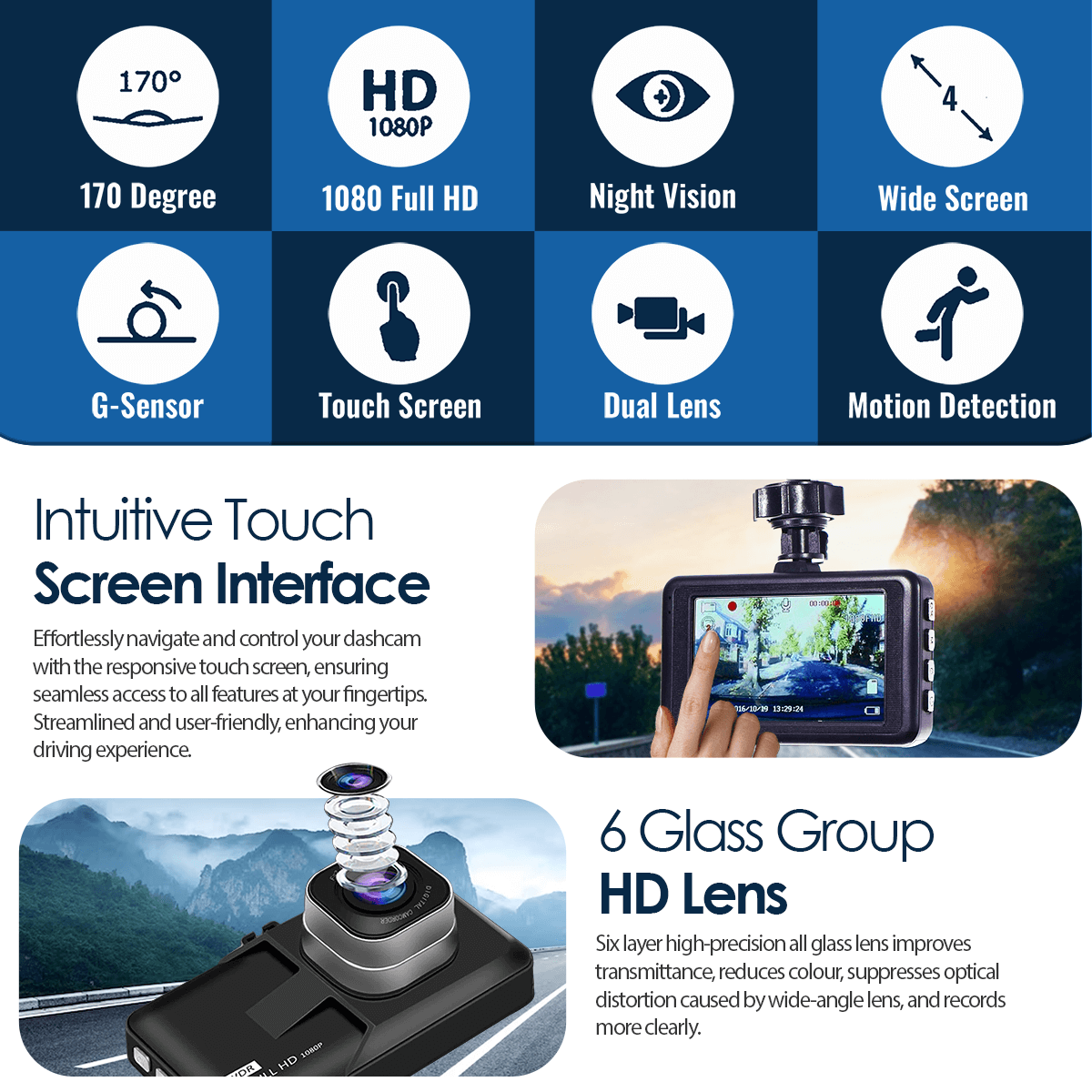 Dash Cam Lite (Front Only) DP12