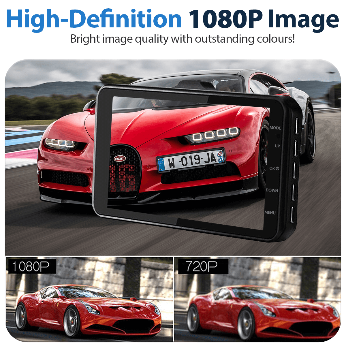 Dashcam Pro (Front & Rear) *Best Seller* 1080p | Dash Vision DP10