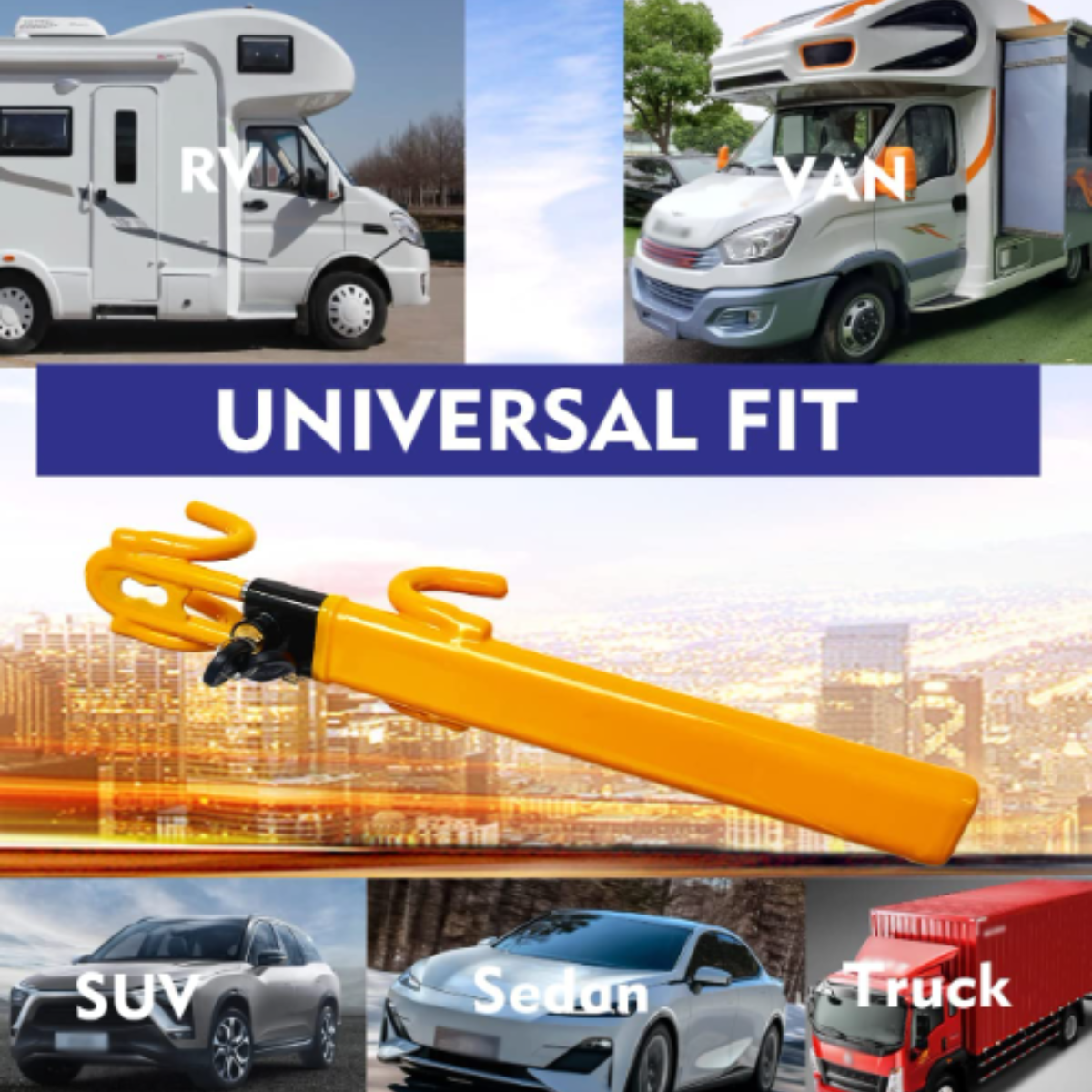 Car Steering Wheel Lock (Anti-Theft) DP7