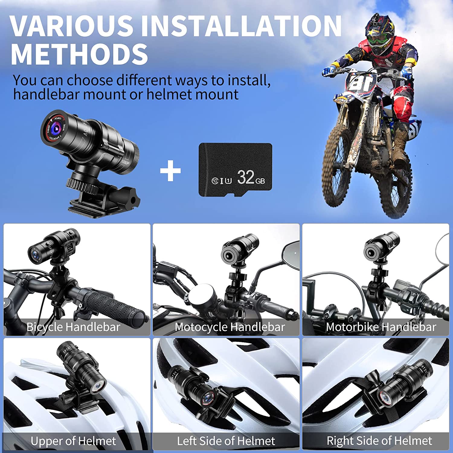 Dash Cam Action (Helmets & Cyclists) DP11